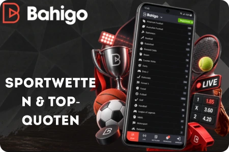 Bahigo Sportwetten mit Top-Quoten auf Fussball, Tennis, Eishockey, Basketball und Live-Wetten für Schweizer Fans